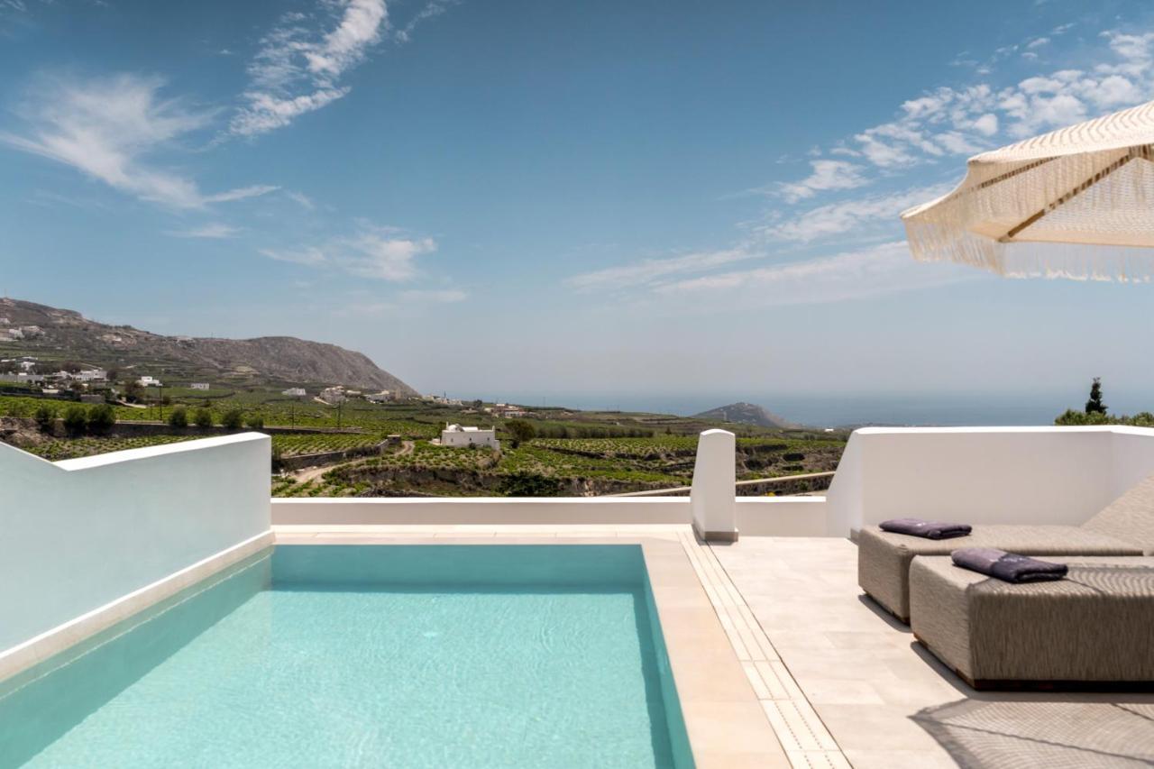 Arotron Santorini Bed & Breakfast Pyrgos Kallistis Bagian luar foto